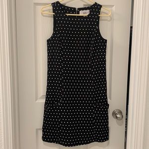 Black and white dot dress